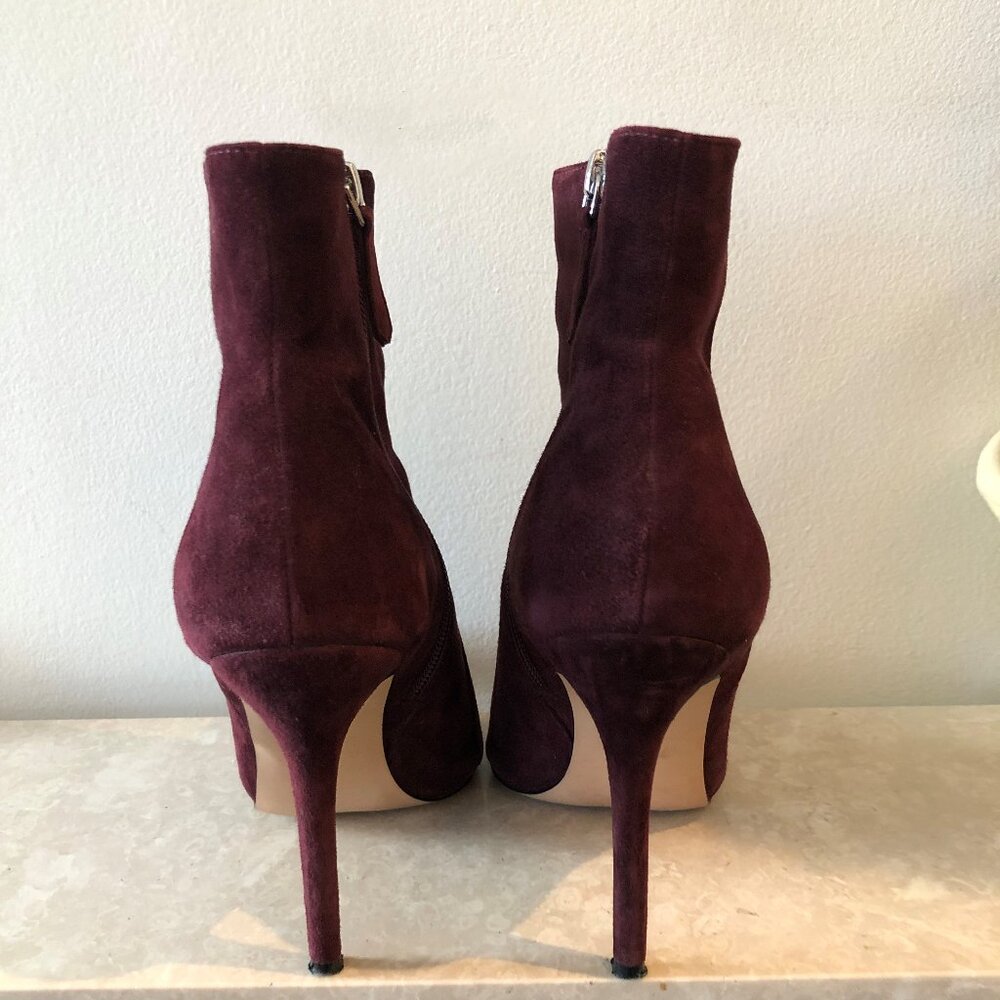 REISS Mirna Suede Heeled Pointed Toe Ankle Boots/Booties Size 39 - Picture 6 of 13